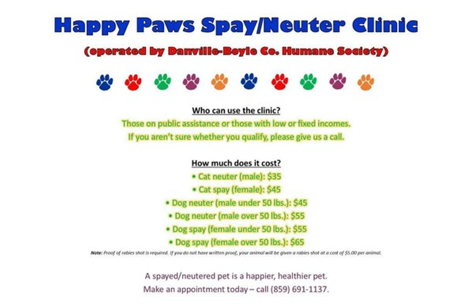 Happy Paws Spay/Neuter Clinic